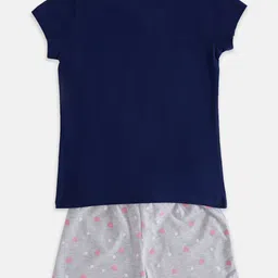 Pantaloons Junior Girls Jerry Printed T-shirt with Shorts image 2