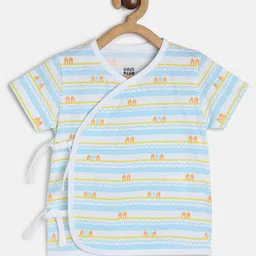 MINI KLUB Boys Pack Of 3 Printed Pure Cotton Open-Front Innerwear Jhabla image 2