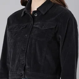 SHOWOFF Spread Collar Corduroy Windcheater Tailored Jacket image 3