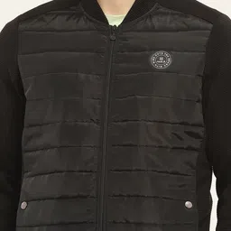 rock.it Men Stand Collar Solid Casual Lightweight Padded Jacket image 5