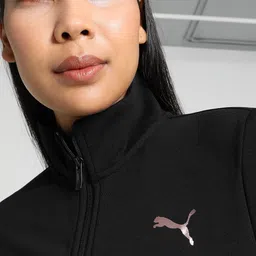 Puma Zippered Terry Regular Fit Cotton Sporty Jacket image 2