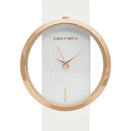 JOKER & WITCH Women White & Rose Gold Toned Leroy Watch & Bracelet Gift Set image 2