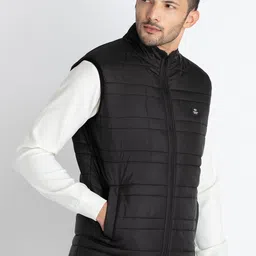 Status Quo Stand Collar Sleeveless Padded Jacket image 4