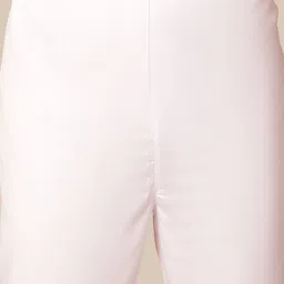 Jompers Embroidered Mandarin Collar Chikankari Pure Cotton Kurta with Pyjamas image 3