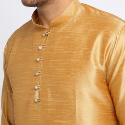 KRAFT INDIA Men Kurta and Churidar with Embroidered Nehru Jacket image 3