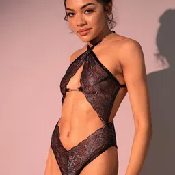 BAESD Self Design Halter Neck Bodysuit image 3