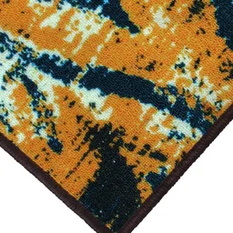 Story@home Yellow & Blue Printed Anti-Skid Rectangular Floor Carpet image 5