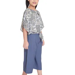 Peppermint Girls Printed Top with Palazzos image 3