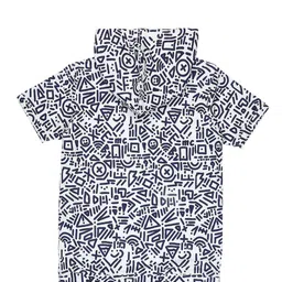 CAVIO Boys Printed Pure Cotton T-shirt With Shorts image 3