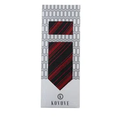 kavove KOVOVE Men Black & Red Royal Accessory Gift Set image 3