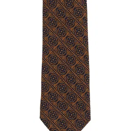 Louis Philippe Men Brown Patterned Accessory Gift Set image 4