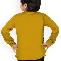 BAESD Boys Typography Printed Lightweight Open Front  Jacket With Attached T-shirt image 3