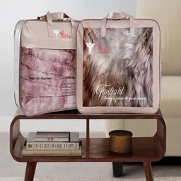 GAPU & BALY Grey Heavy Winter 300 GSM Single Bed Blanket image 4