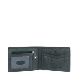 Mast & Harbour Men Green Leather Two Fold Wallet image 2