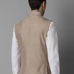 Louis Philippe Embroidered Slim Fit Nehru Jacket image 5