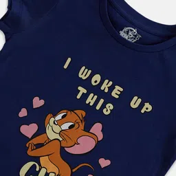 Pantaloons Junior Girls Jerry Printed T-shirt with Shorts image 4