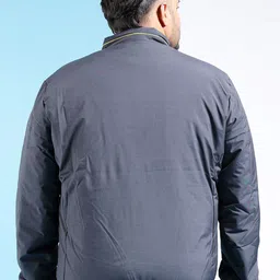 hardsoda by the indian garage co HARDSODA Plus Size Mock Collar Lightweight Padded Jacket image 2