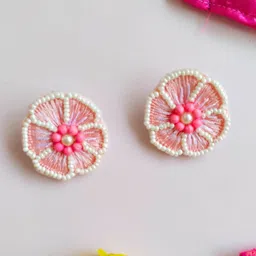 Sangria Gold Plated Pearl-Beaded Choker Jewellery Set image 3