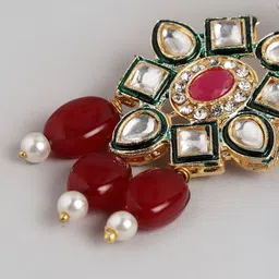 Anouk Gold-Plated Kundan Jewellery Set image 5