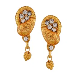 Silvermerc Designs Gold-Plated White Leaf Jewellery Set image 4