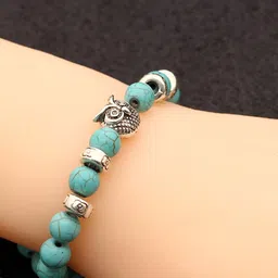 EL REGALO Unisex Owl Design Beaded Bracelet image 2