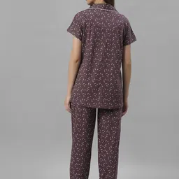 DZZO Abstract Printed Pure Cotton Night suit image 5