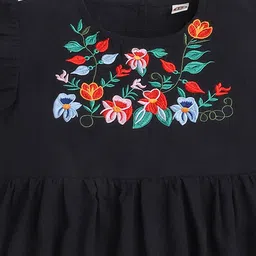 Hopscotch Girls Black & White Printed Top with Shorts image 3