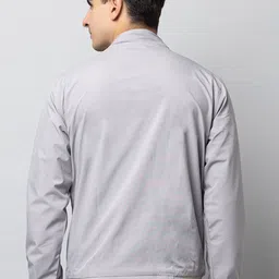 Xohy Long Sleeves Mock Collar Lightweight Bomber Jacket image 5