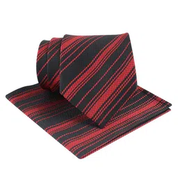 kavove KOVOVE Men Black & Red Royal Accessory Gift Set image 4