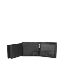 WildHorn Men Black Solid RFID Protected Leather Two Fold Wallet image 3