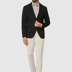 Blackberrys TechPro Striped Single-Breasted Slim Fit Blazer image 3