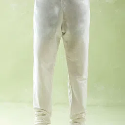 Arihant Rai Sinha Men Ethnic Motifs Printed Empire Linen Kurta with Churidar image 3