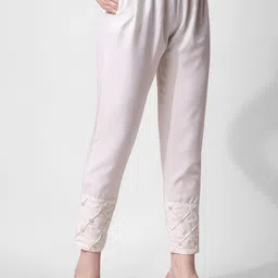 Berrylicious Embroidered Sequinned Pure Cotton Kurta with Trousers image 4