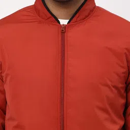 R&B Mock Collar Bomber Jacket image 4
