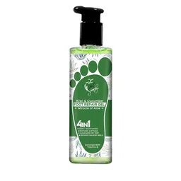 Just Peachy Kiwi & Cucumber 4 in 1 Foot Repair Gel with Aloe Vera & Vitamin E 250 ml image 1