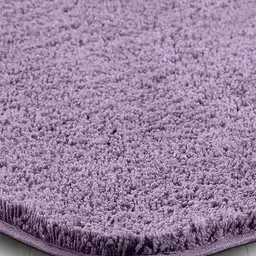 OBSESSIONS Set of 2 Lavender Solid 1400 GSM Anti-Skid Bath Rugs image 3