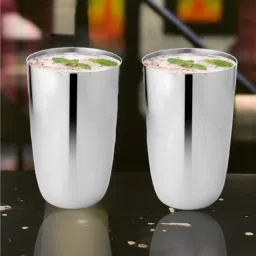 5 needs (Set of 6) 300 ml Stainless Steel Everyday Glass image 4