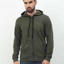 wafaa Men Full Sleeve Solid Hooded Sweatshirt-picture-28