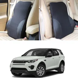oshotto Black Fabric, Leatherite Car Pillow Cushion for Land Rover-picture-19