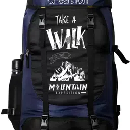 Water Resistance Trekking Hiking Travel Bag with Shoes Compartment Rucksack Rucksack - 55 L-image-2