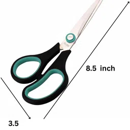 dandles Premium Rubber Handle Grip Multipurpose 8.5 Inch Sharp Scissor Scissors image 4