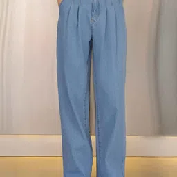 Kotty Women Jean Straight Fit High-Rise Clean Look Stretchable Jeans-image-57