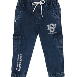 Wish Karo Infant Boys Mid-Rise Classic Fit Clean Look Heavy Fade Printed Jeans-picture-43