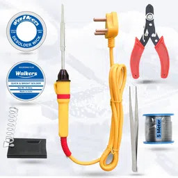 walkers Electronic 7in1 Mobile Soldering Iron Equipment Tool Machine Combo Kit Set with Flux Paste and 5 Meter Wire 25 W Simple-picture-25
