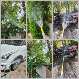 flipkart smartbuy 10 Meter Braided green Hose Pipe with Spray and Accessories(dia-meter:14mm) Hose Pipe image 4