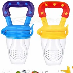 chicbunny Silicone Food and Fruit Nibbler with Extra Silicone MESH pack of 2 Feeder-picture-17