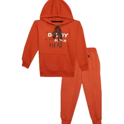 mack jonney Vimal Jonney Pack of 2 Kids Typography Printed Tracksuit image 2