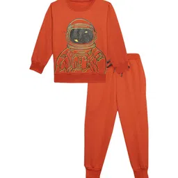 mack jonney VIMAL JONNEY Kids Pack Of 2 Graphic Printed Tracksuits image 3
