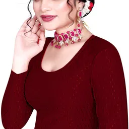 mayank bazaar Round Neck Women Blouse-picture-14