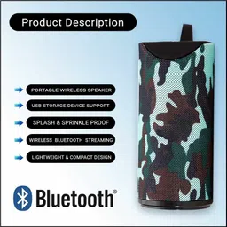 Echomate TG 113 ARMY_09@@ 10 W Bluetooth Speaker image 2